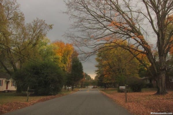 Walking through the Forest Hill neighborhood