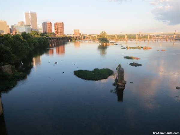 Richmond, as seen from Belle Isle bridge