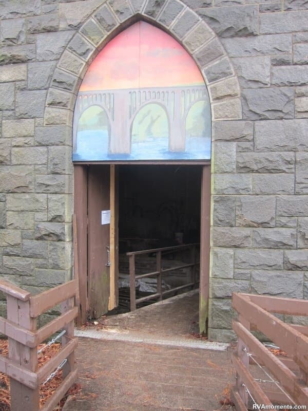 A rare look at the inside of the Pump House