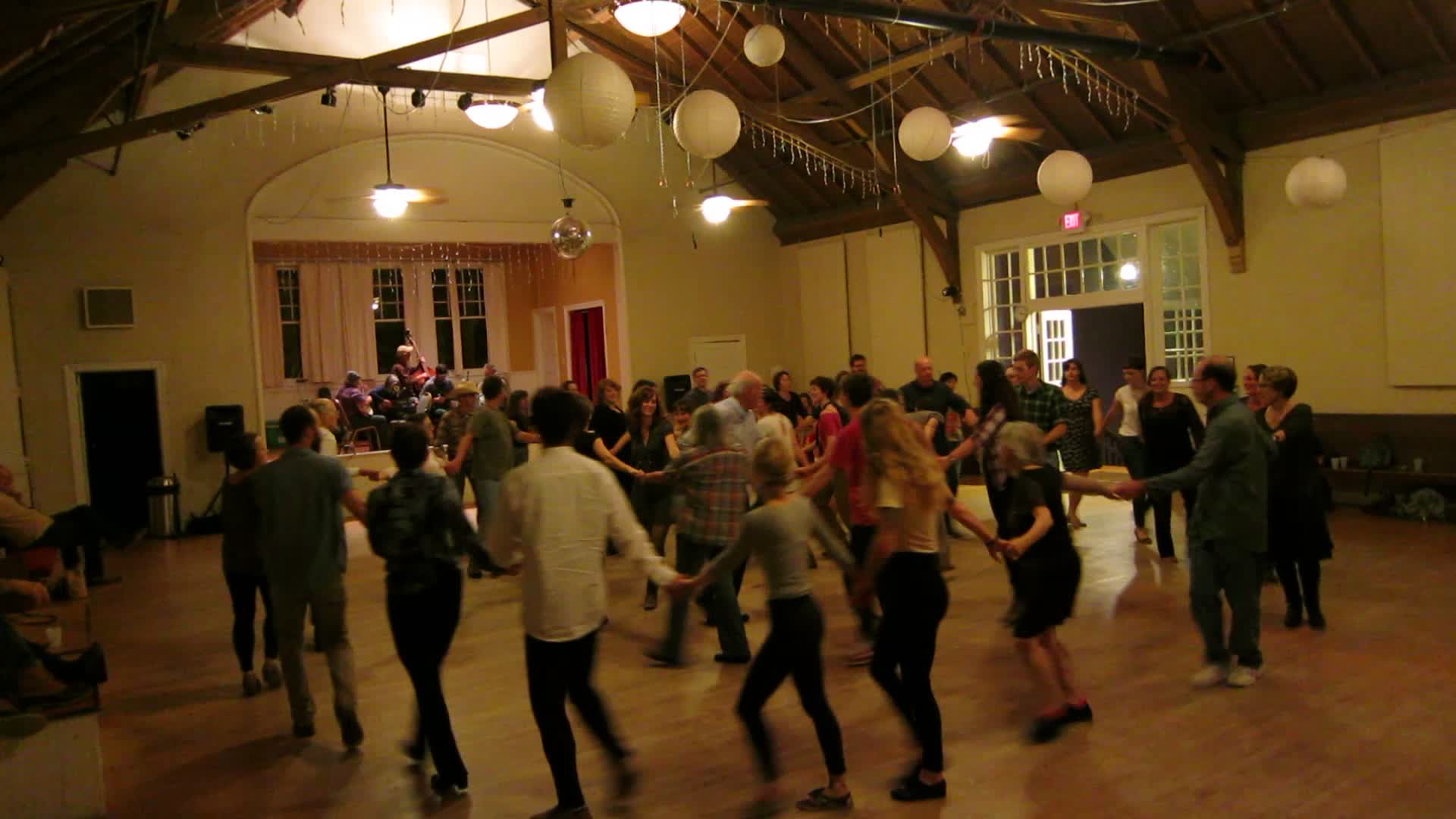 Square dancing at the Lewis Ginter Recreation Center