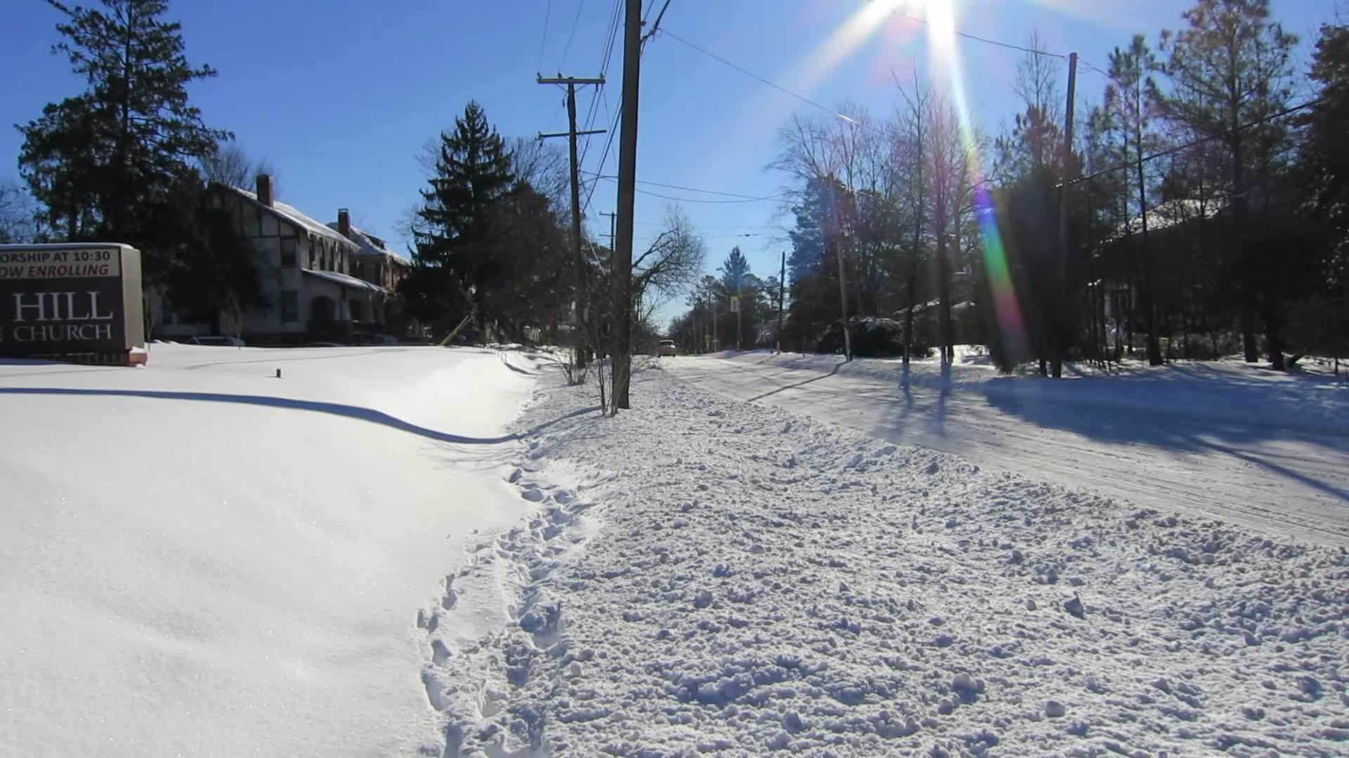 Morning with Snow