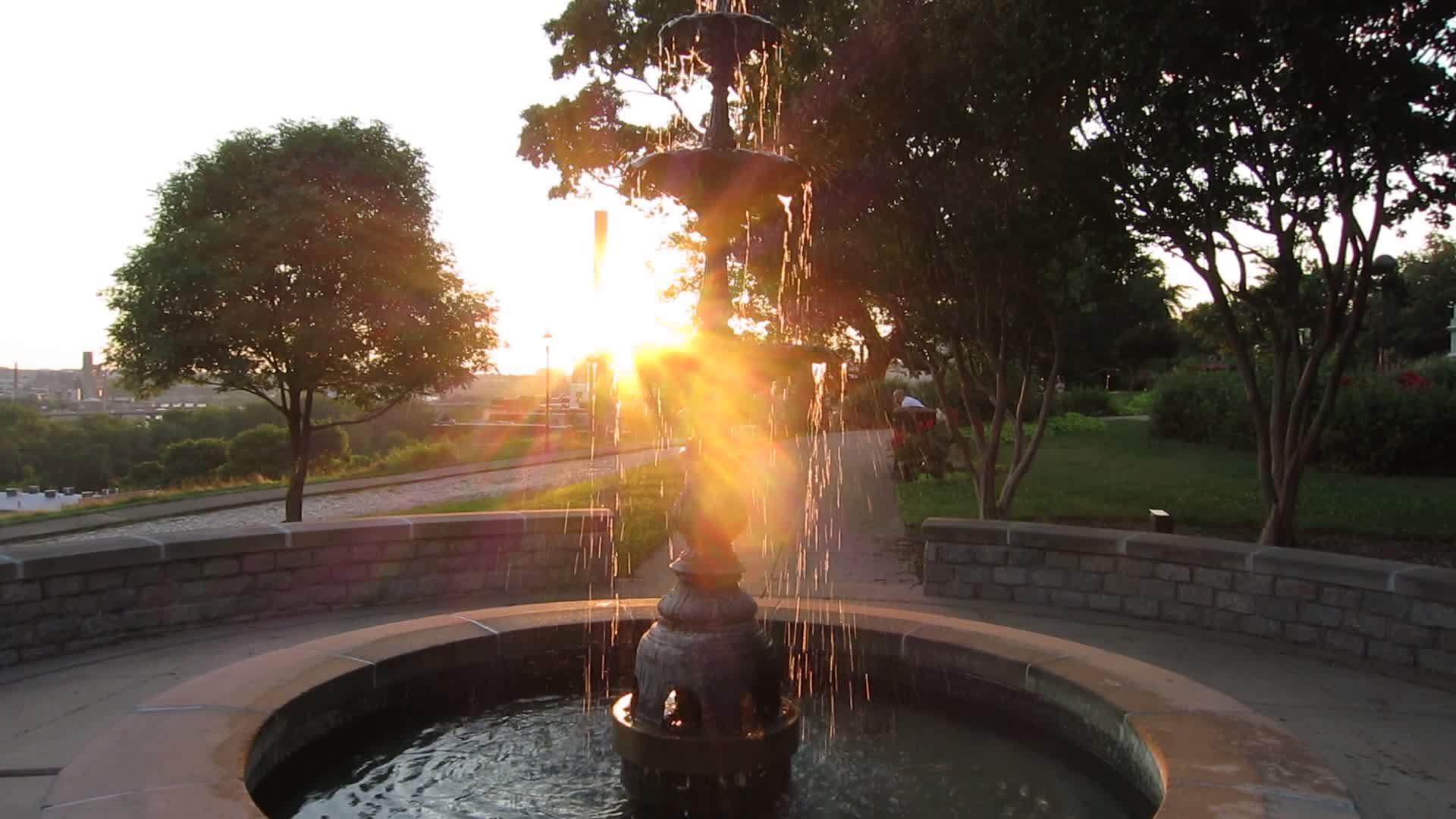 Fountain at Union Hill park