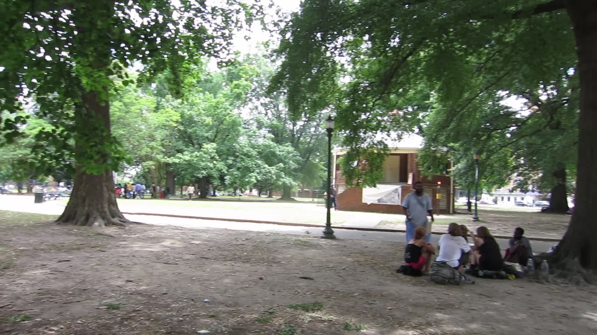 Monroe Park during the Pokemon Go craze