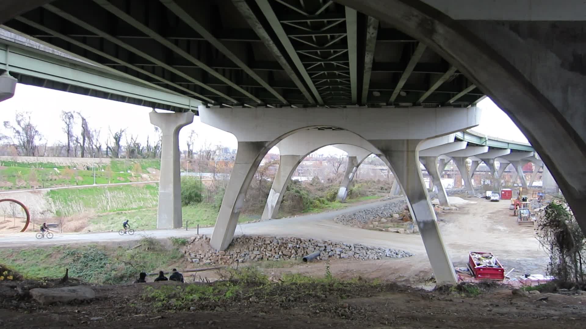 Videoclips of the new T. Tyler Potterfield Memorial Bridge