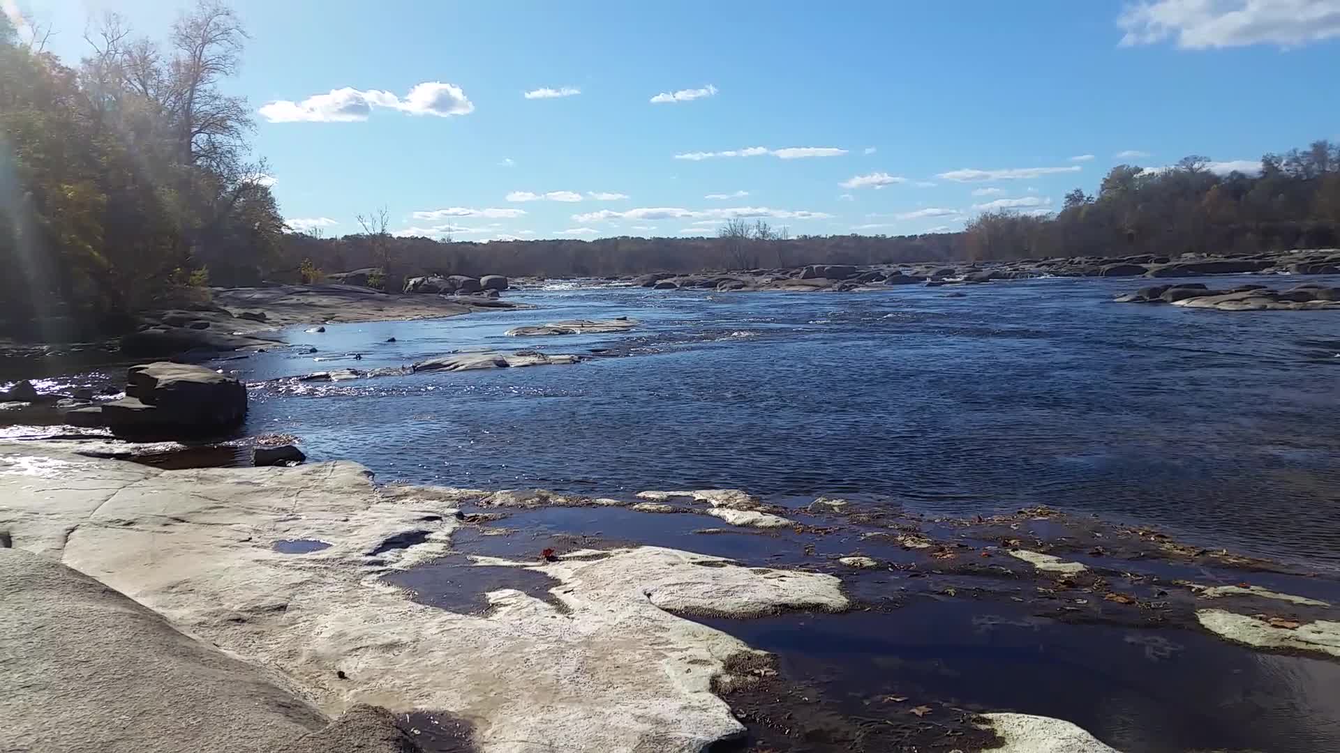 On the rocks at Belle Isle