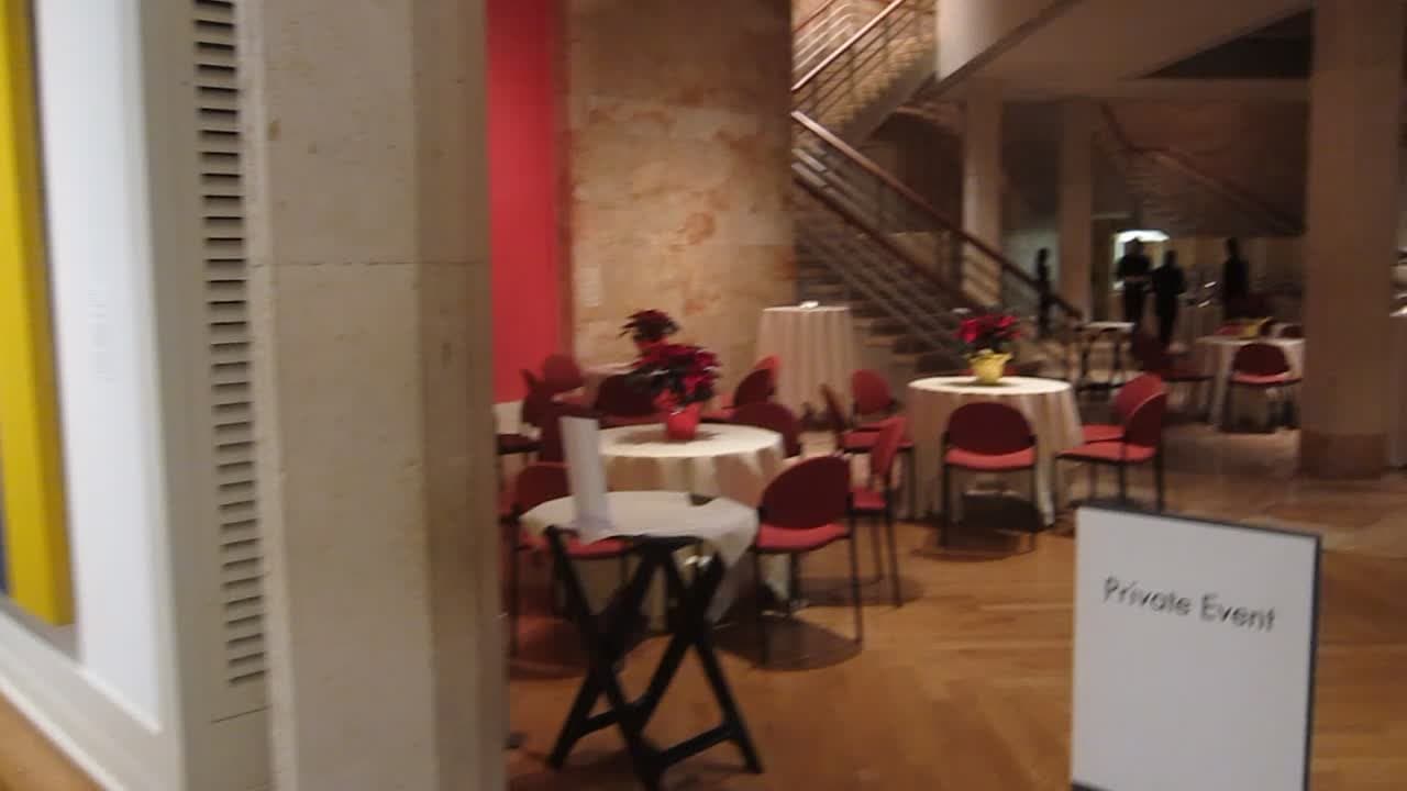 VMFA Modern Art gallery during a private event