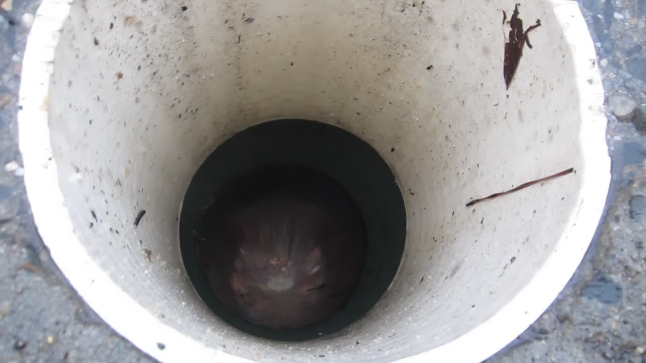 Drain Pipe on the Nickel Bridge